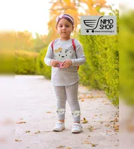 ست راحتی (بلوز و شلوار ) دخترانه مدل کبریتی