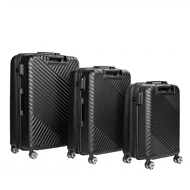 چمدان ماژرو مدل Arghavan-Plus-3X مجموعه 3 عددی (مشکی)