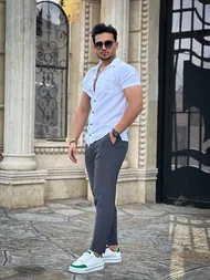 پیراهن کنفی ساده