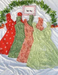 پیراهن عروسکی گل‌دار زنانه