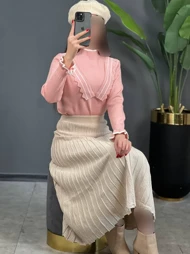 بلوز بافت ناتالی کد 1470