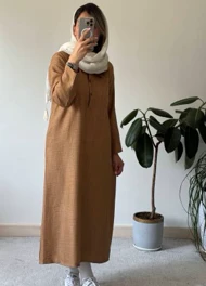 پیراهن مانتویی سلین