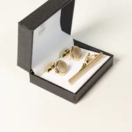 ست دکمه سر دست و گیره کروات