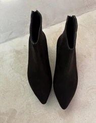 نیم بوت پاشنه کوتاه زنانه مدل نجمه