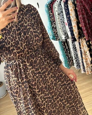 پیراهن حریر سرمه سری 19