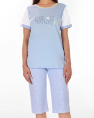 تیشرت و شلوار برمودا روزخوب زنانه