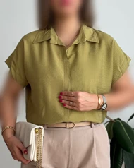 شومیز آستین سرخود کرسپو