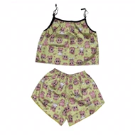 ست تاپ و شلوارک طرح گربه تک شاخ 203