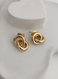 گوشواره درهم طرح حلقه برند Ysx