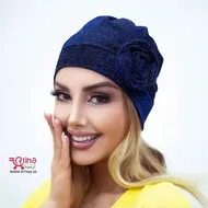 کلاه مجلسی گل‌دار زنانه
