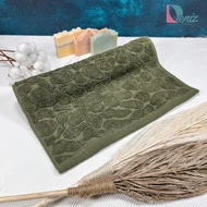 حوله دستی طرح راک رنگ زیتونی