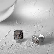 دکمه سرآستین کورال مربع _ Coral Cufflinks square
