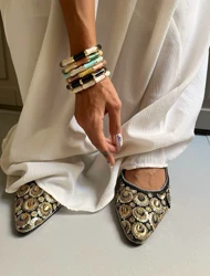 بنگل فشن میناکاری ضلعی وارداتی