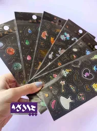 استیکر مشکی متالیک