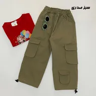 شلوار کتان کارگو