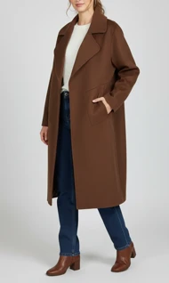 پالتو زنانه فلاویا Flavia کد W1314847JC (قهوه‌ای)