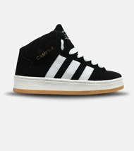 کفش کتانی نیم ساق مردانه مشکی سفید ADIDAS Campus مدل 5408