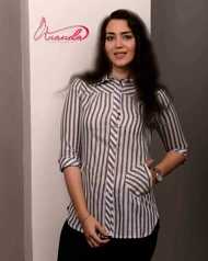 شومیز زنانه و دخترانه نخی رومینا