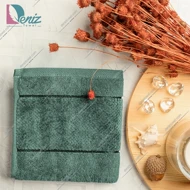 حوله دستی طرح ماکرو رنگ زیتونی