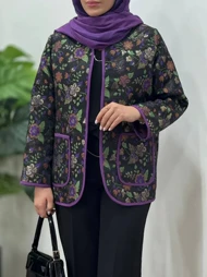 مانتو کتی ژاکارد گلیا (ارسال رایگان)(ایراد دار)