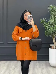 مانتو پرچ دار زنانه