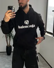 هودی سه نخ ضخیم BALENCIAGA رنگ مشکی