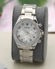 ساعت مچی مردانه مدل ROLEX (نقره ای)