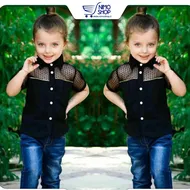 شومیز مشکی دخترانه