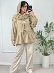 مانتو لینن گره‌ای