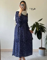 پیراهن مانتویی نارین 3