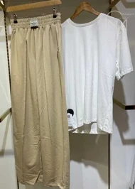 ست تیشرت شلوار ساده