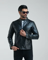 کاپشن چرم کد 20007