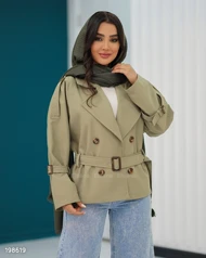 بارانی کوتاه آستر دار زنانه