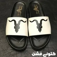 دمپایی دن بیلزریان سفید مشکی