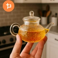 قوری زعفران پیرکس در دو طرح