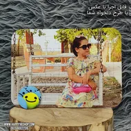 پازل چوبی مستطیل دخترانه قابل اجرا با عکس دلخواه شما