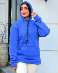 هودی زنانه مدل vestro (ابی)