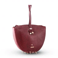 کیف دوشی و دستی زنانه چرم یلسان مدل گلوریا کد 089-MRV