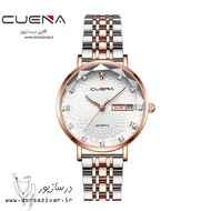 ساعت استیل ضد آب صفحه الماسی CUENA