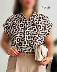 شومیز آستین کوتاه شیما