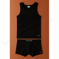 ست رکابی و شورت مردانه کلوین کلاین (CK) مشکی – نخ پنبه کبریتی درجه یک