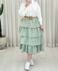 دامن پیله ای مدل دلاناز کد 50229