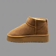آگ کلاسیک اولترا پلتفرم فندقی Ugg Classic Ultra Platform Chestnut