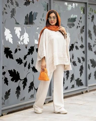 پانج و شلوار گیپور دوزی