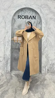 پالتو دو جیب فوتر زنانه