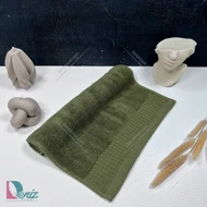 حوله دستی طرح هاروتس رنگ زیتونی