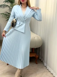 پیراهن کرپ پلیسه 3574