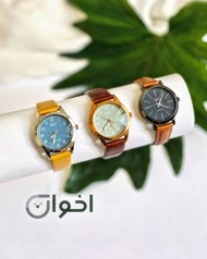 ساعت کیو اند کیو شرکتی چرمی