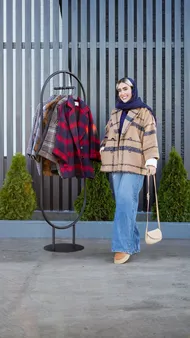پالتو آستین فوتر زنانه