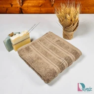 حوله دستی طرح کرالیچ رنگ شکلاتی